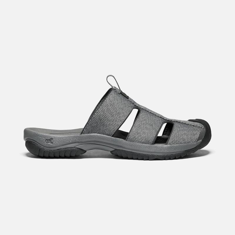 Keen Belize Badelatschen Herren DE-92675 Steel Grey/Magnet - Keen Herrenschuhe Grau